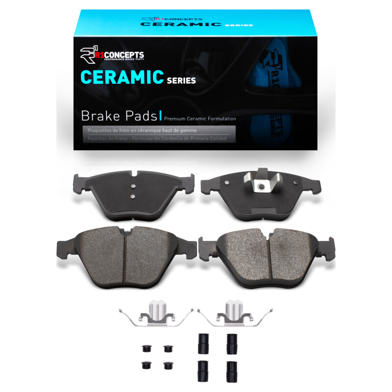 BMW 323I Brake Pads - Front - R1 Concepts - R1 Ceramic Pads - `07-`15